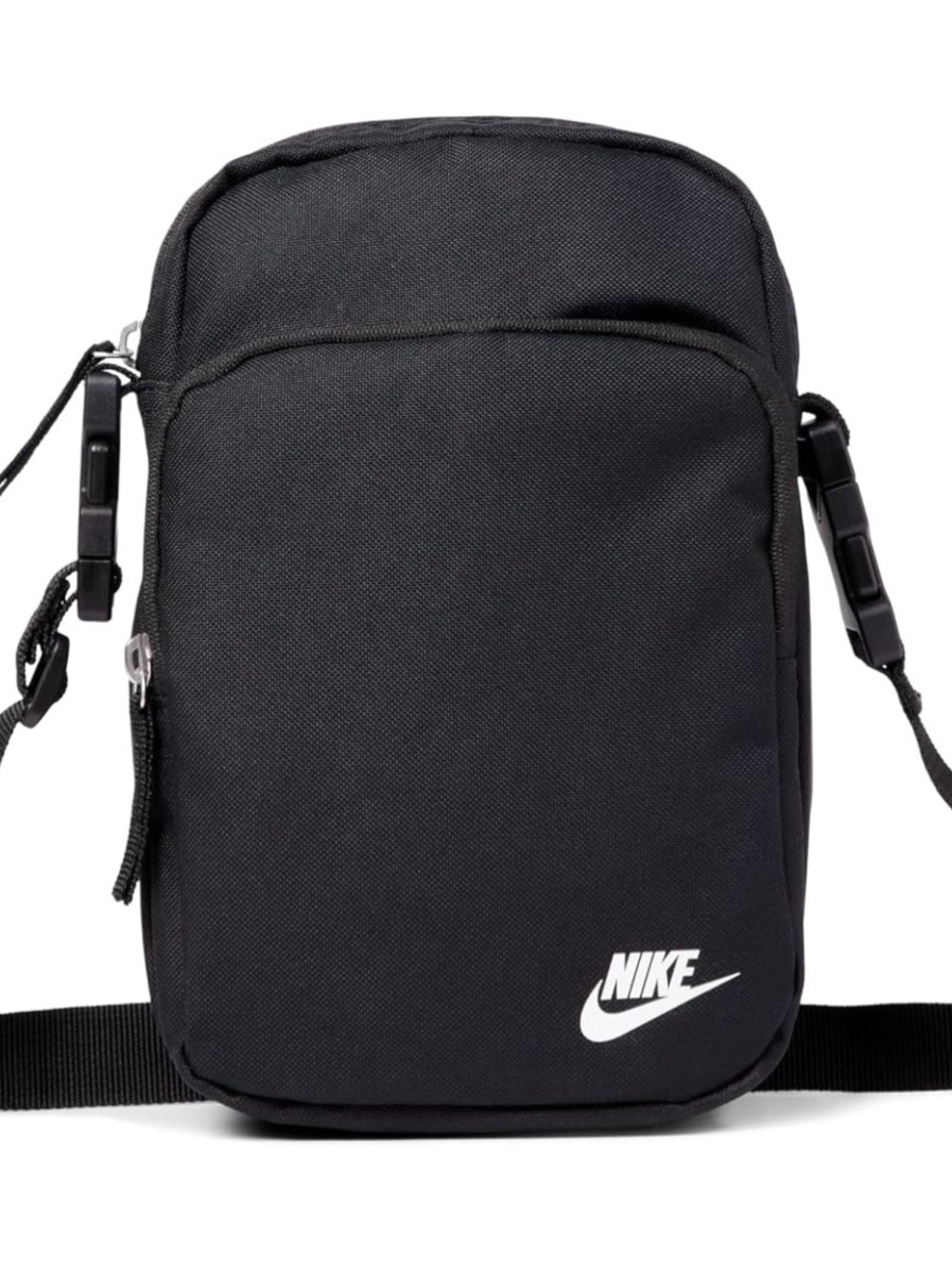 Nike Black Small Crossbody Shoulder Bag with White Logo